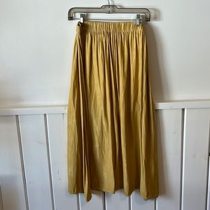 Simons Gold Midi Skirt